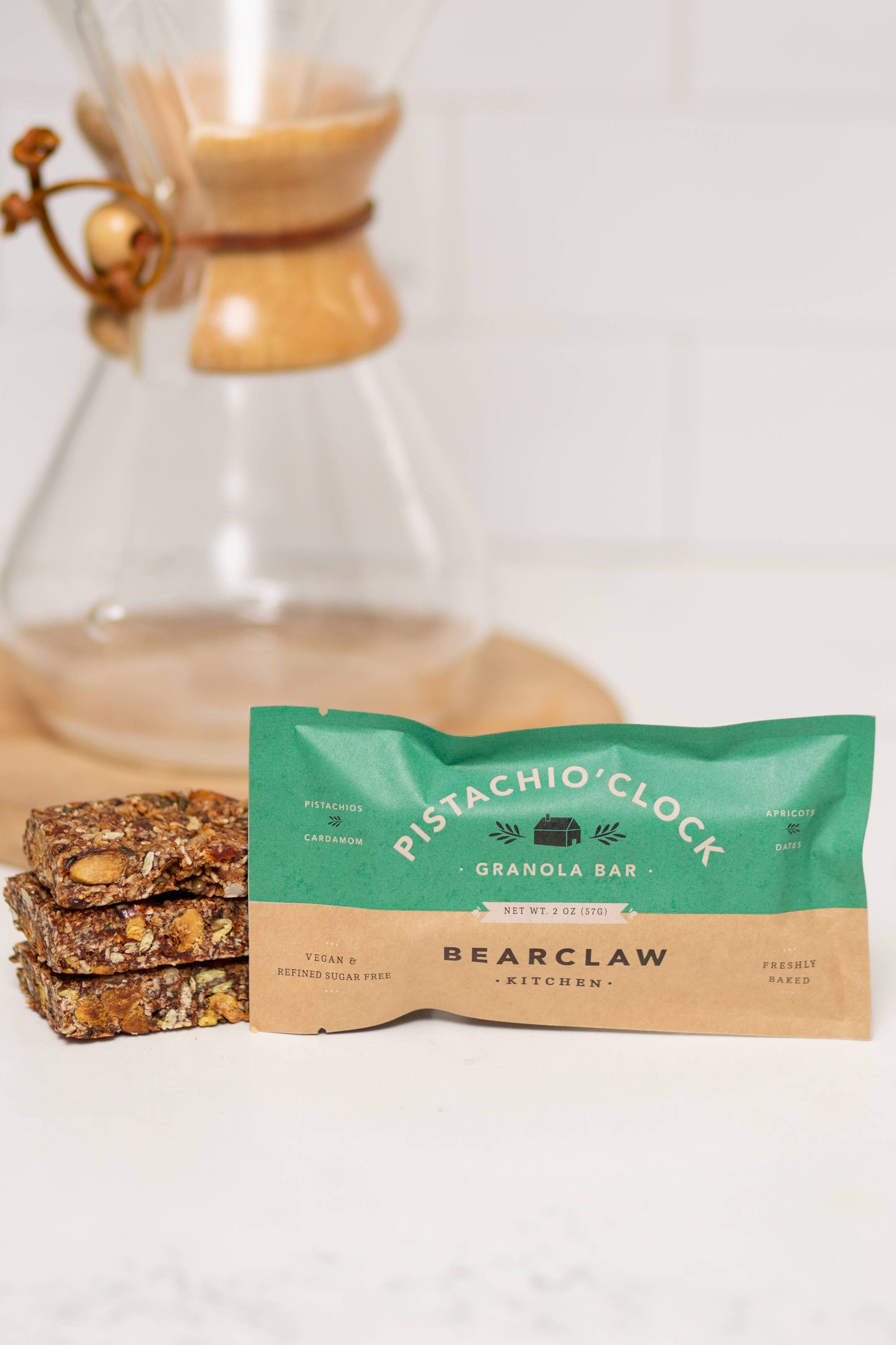 Bearclaw Kitchen Pistachio'Clock Granola Bar