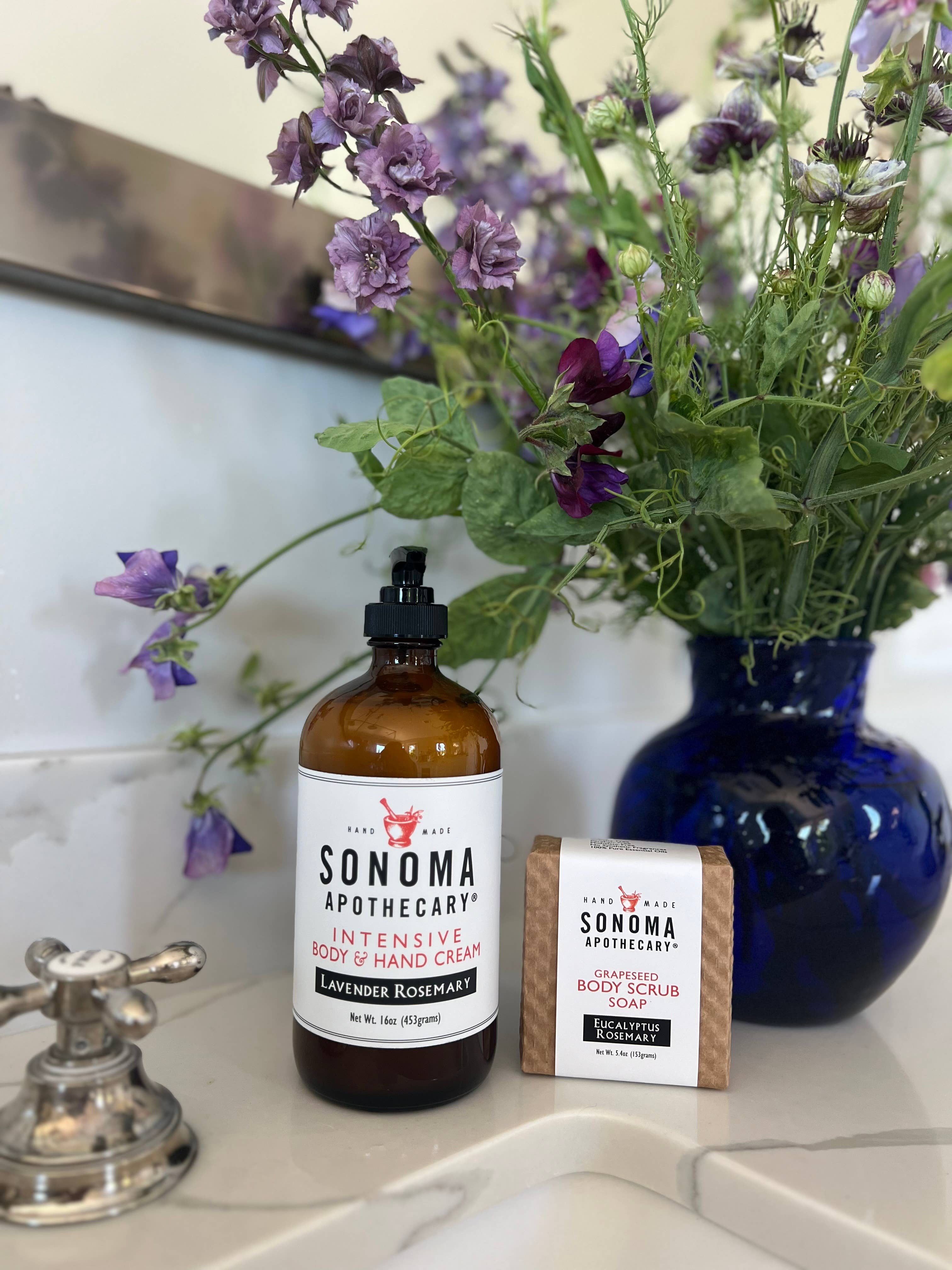 Exfoliating Bar Soap – Eucalyptus Rosemary Body Scrub