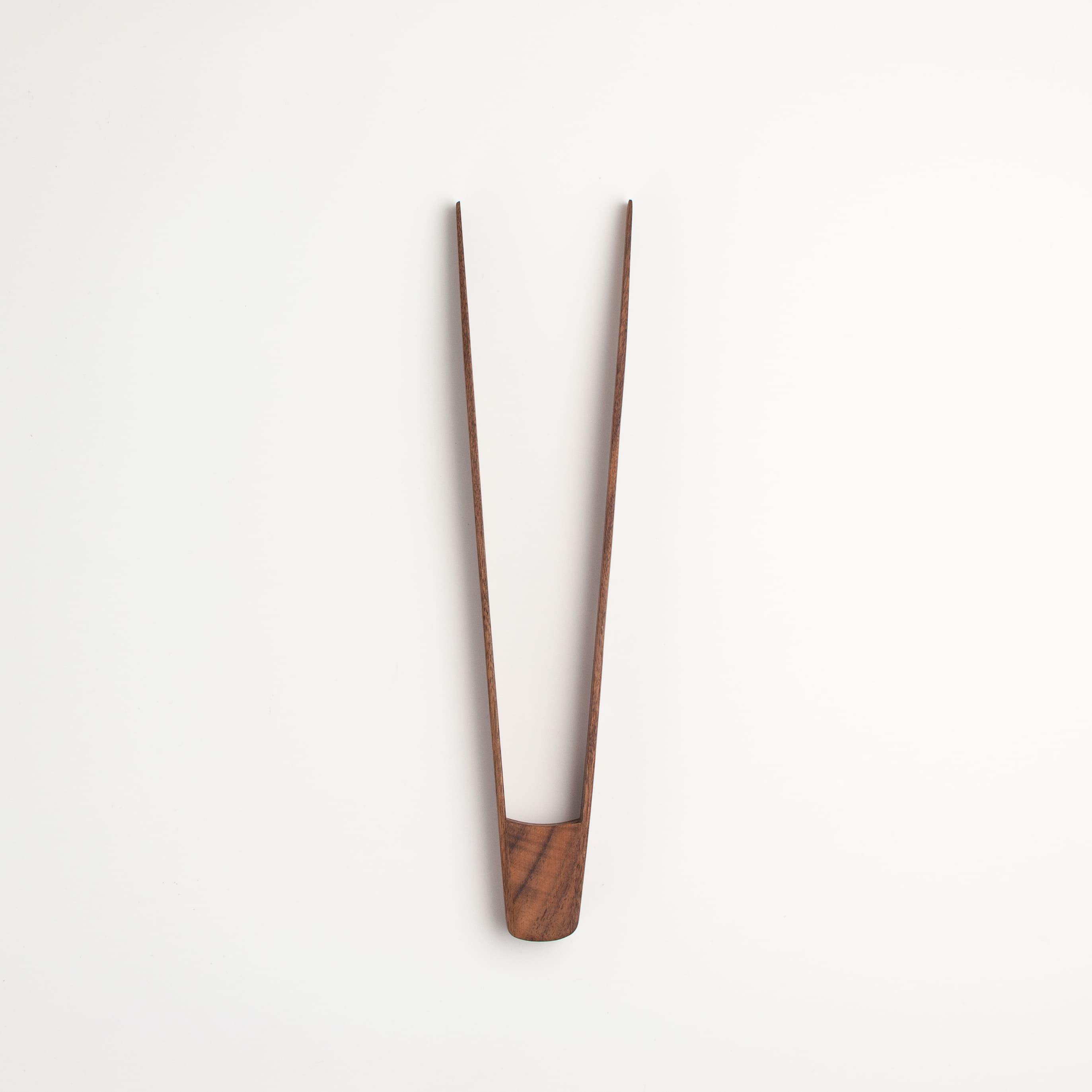 JBrody & Co. 9” Walnut Wood Serving Tongs