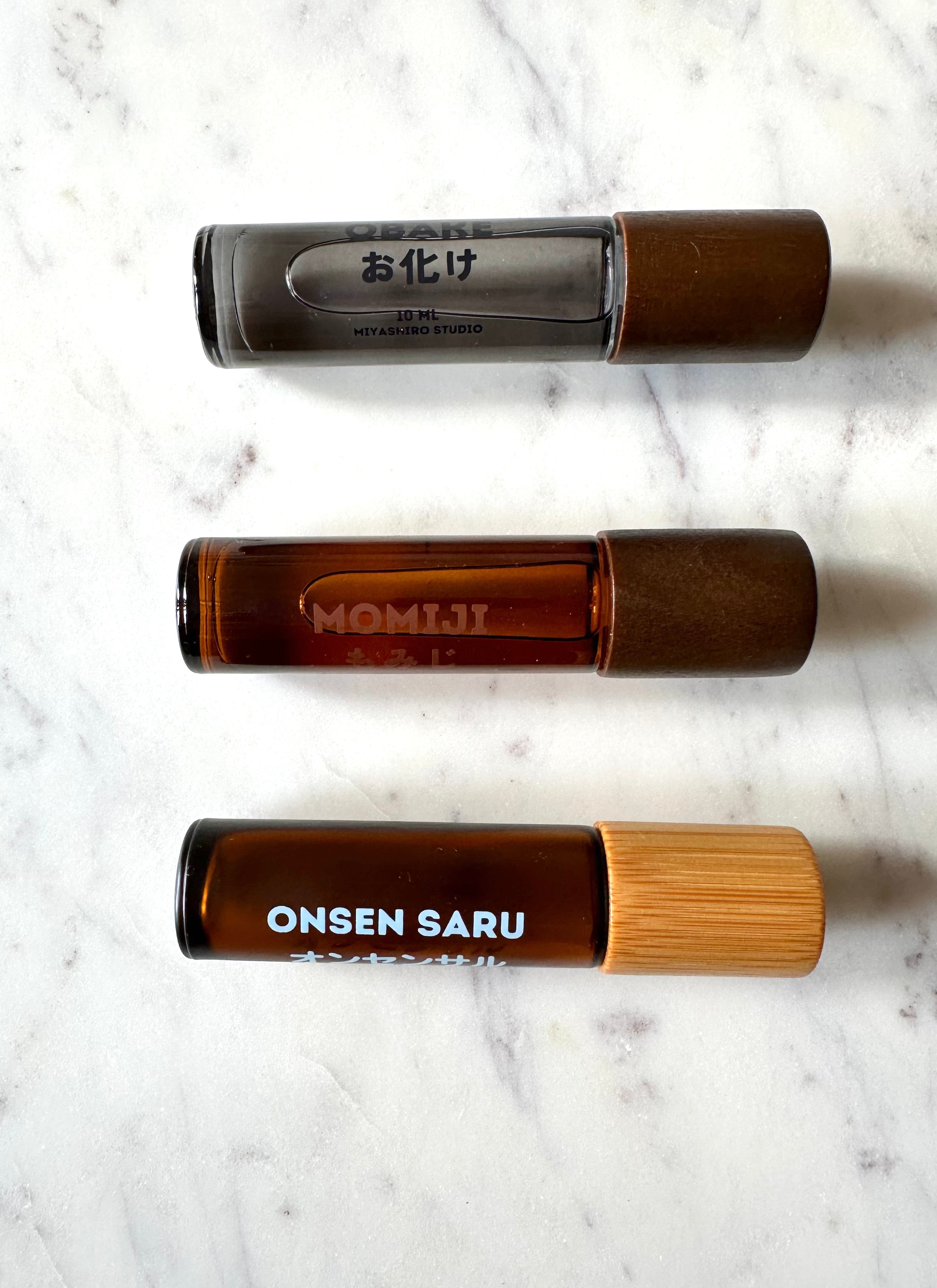 Miyashiro Studio (Onsen Saru) Rollerball Skin Scent – Momiji Perfume Fragrance