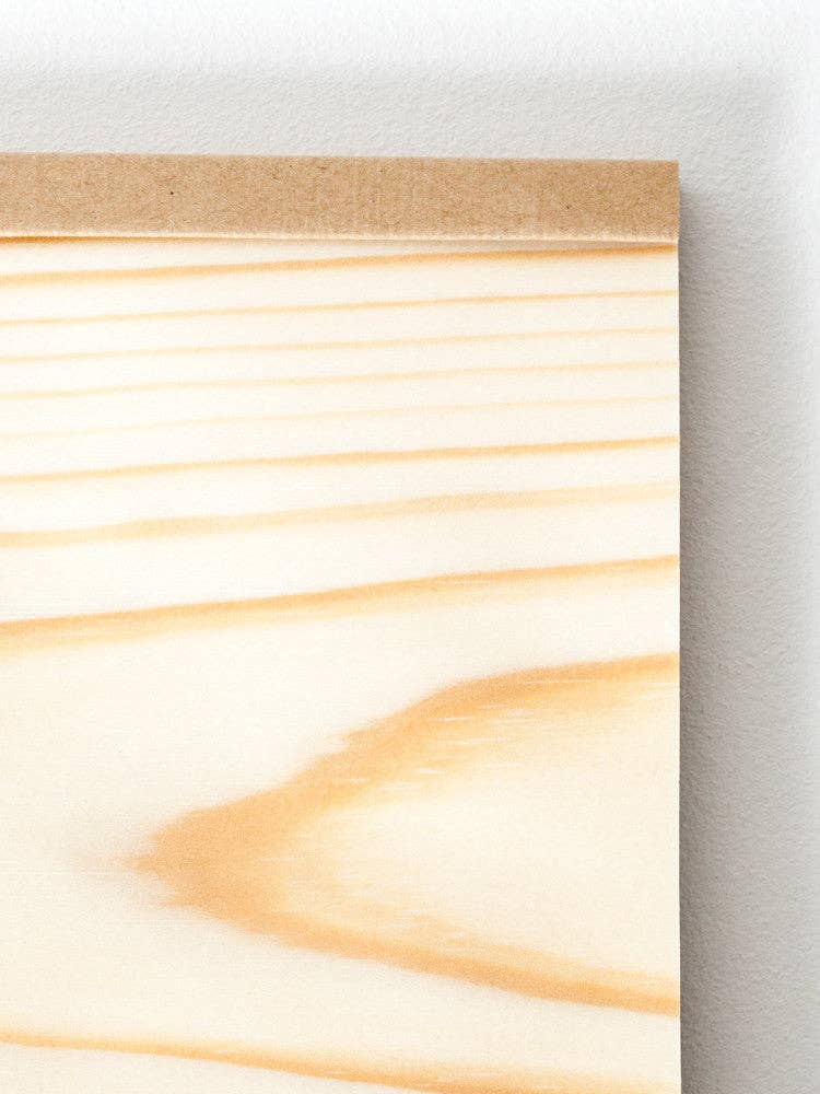 Morihata Kizara Wood Sheet Memo Pad - Small - 3" x 4.5"