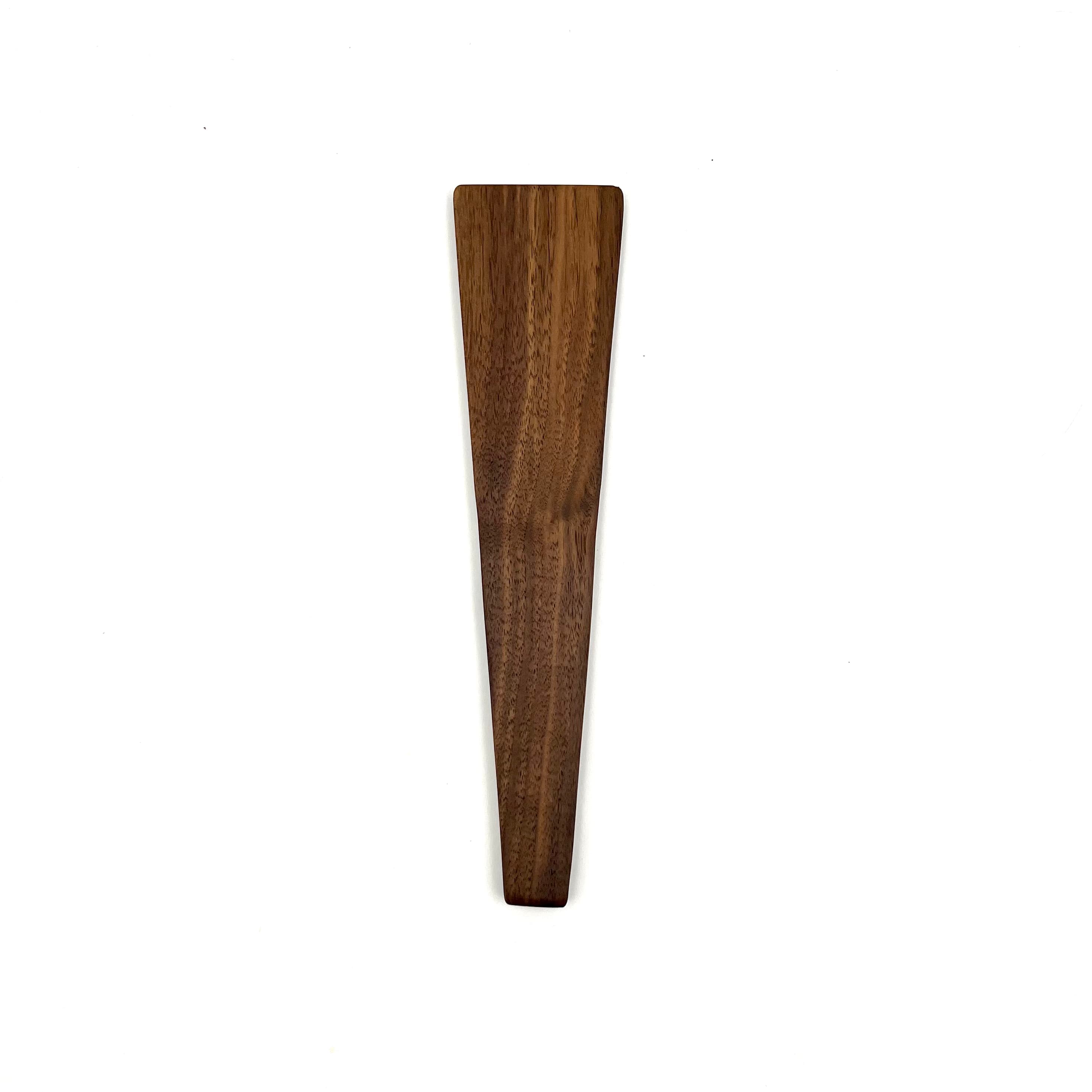 JBrody Walnut Wooden Scraper Spatula – 10" J Brody