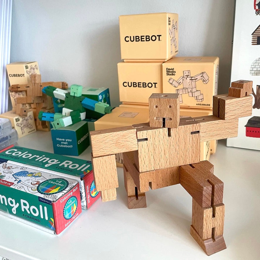 areaware Cubebot Small - Natural