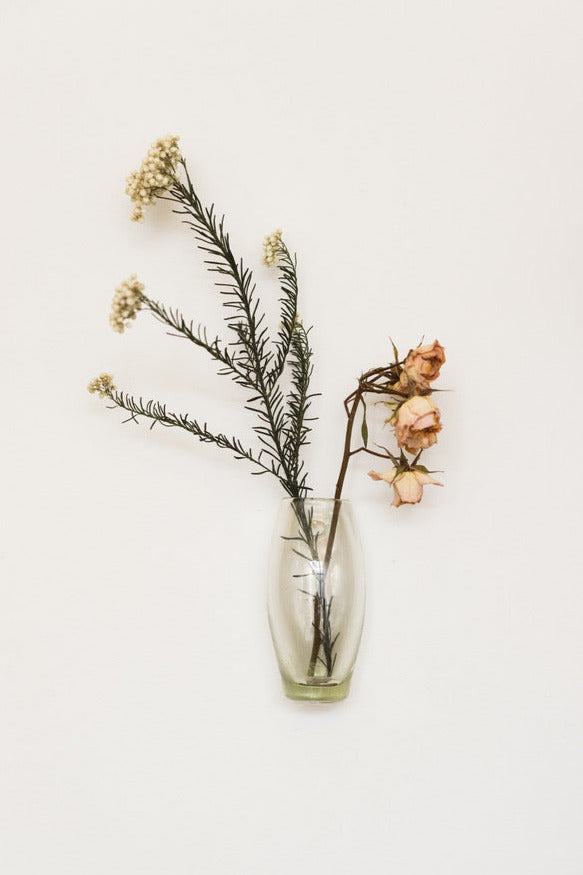 Handblown Glass Wall Vase