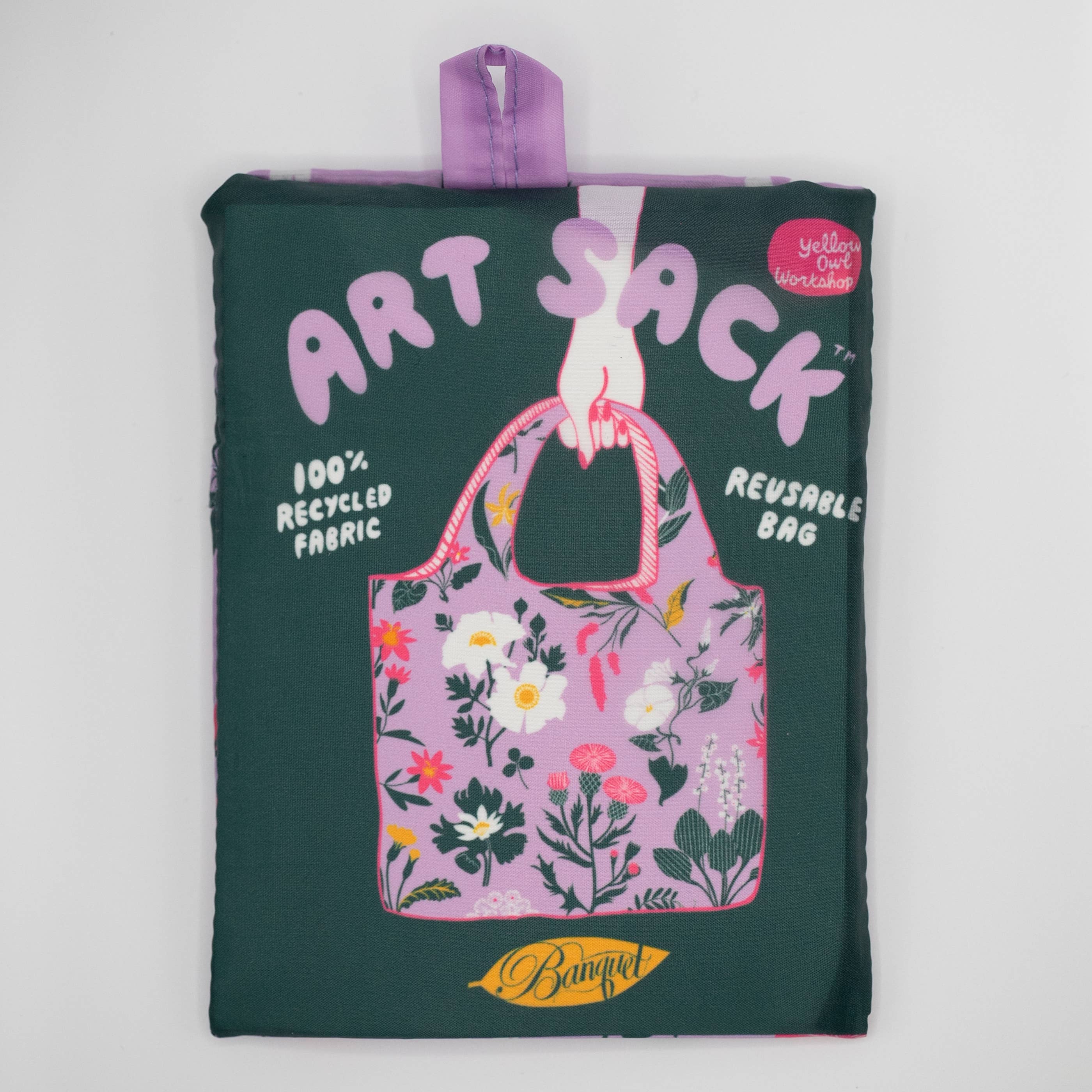 Floral Art Sack® by Banquet Workshop - Reusable Tote Bag