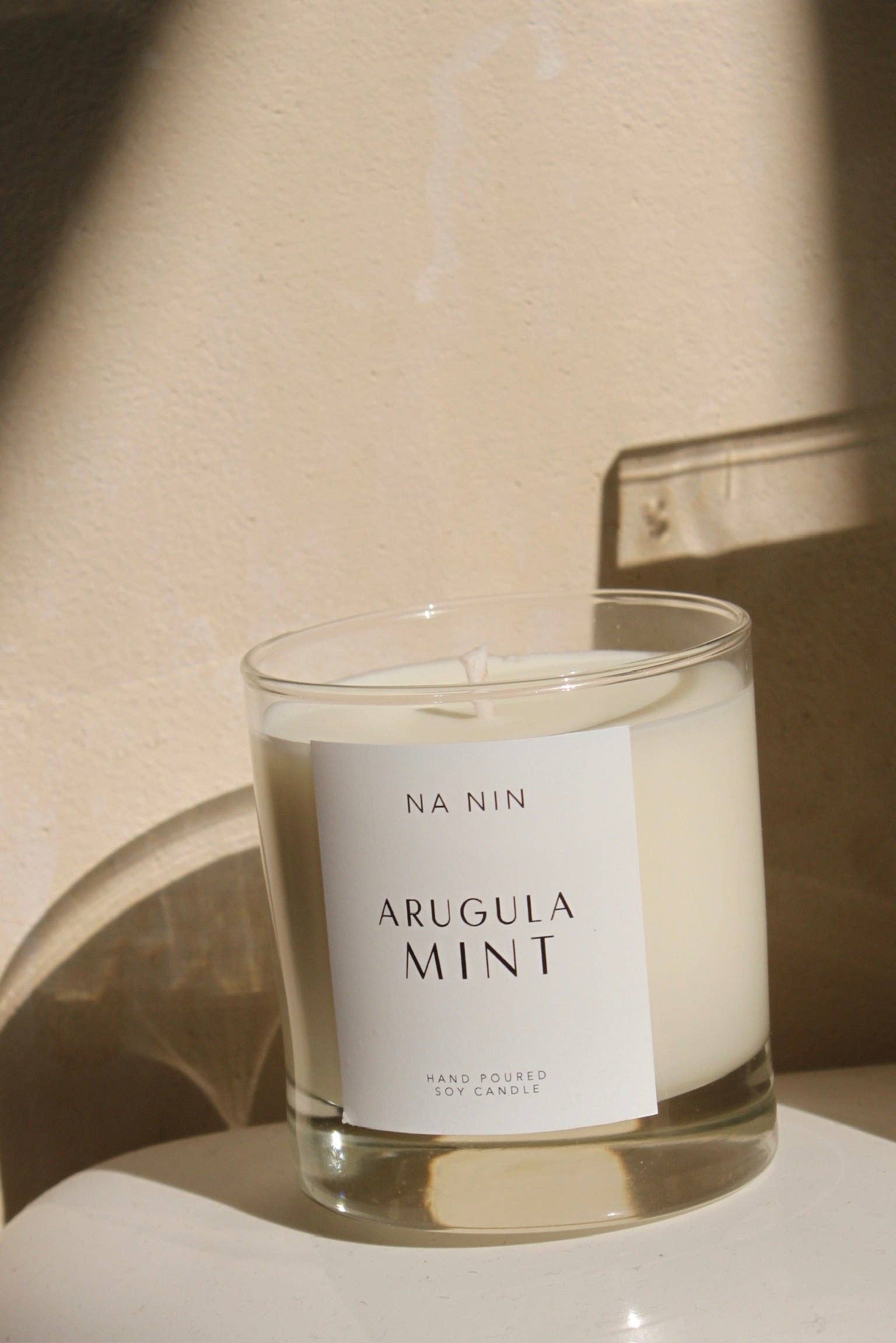 Na Nin Arugula Mint Soy Candle; 8oz