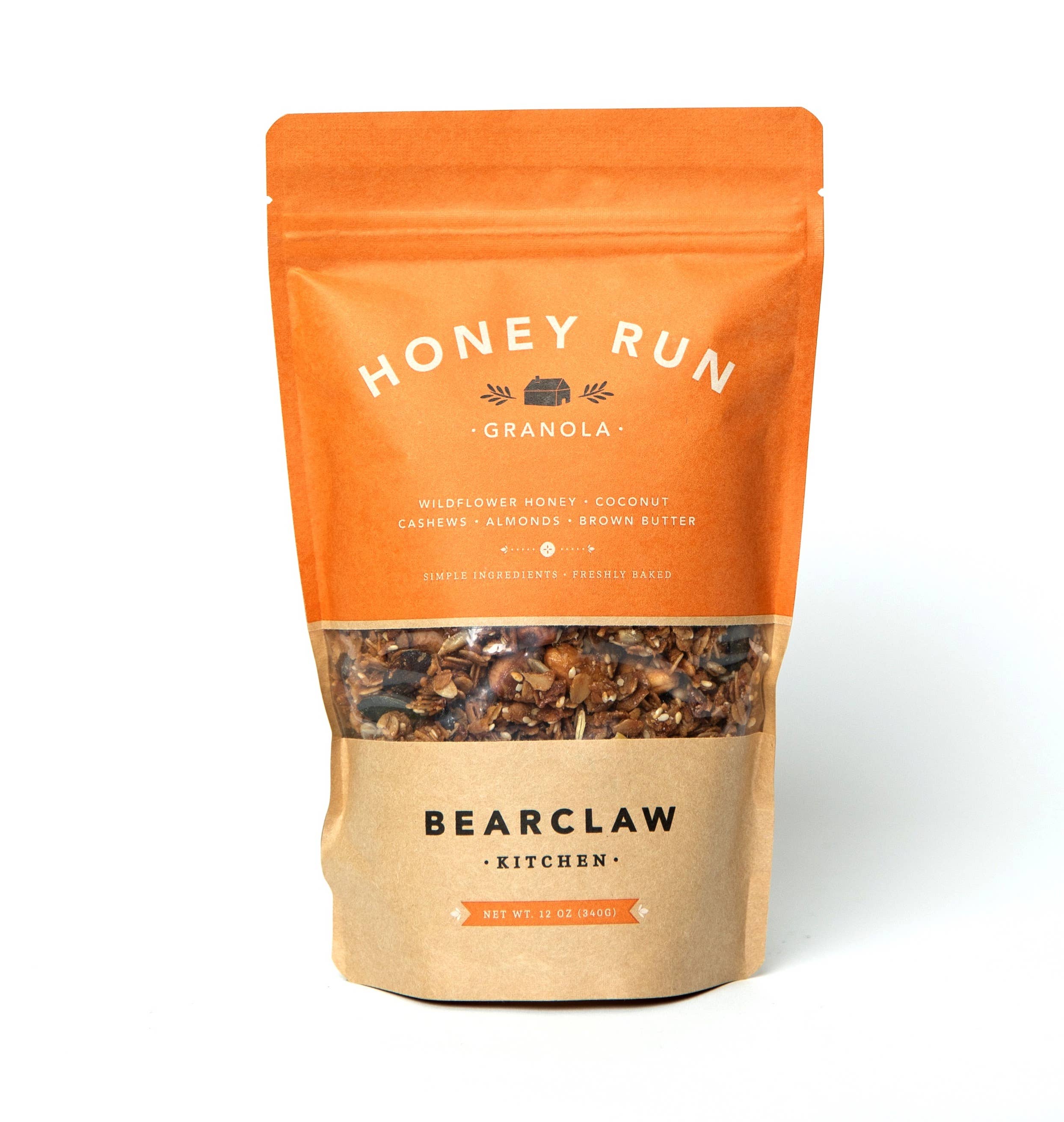 Bearclaw Kitchen Honey Run Granola – 2oz Gift Size