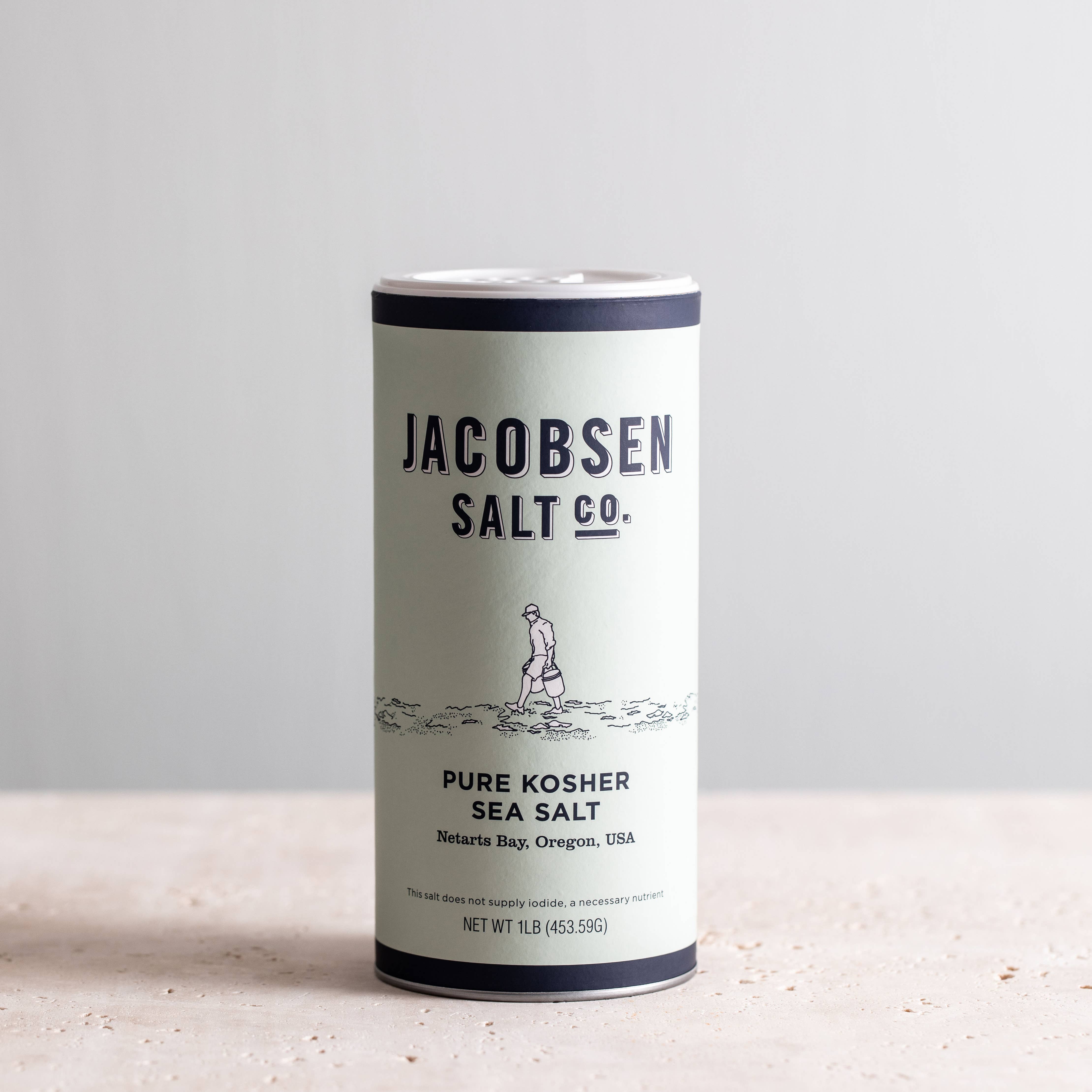 Jacobsen Pure Kosher Sea Salt - 1lb Canister