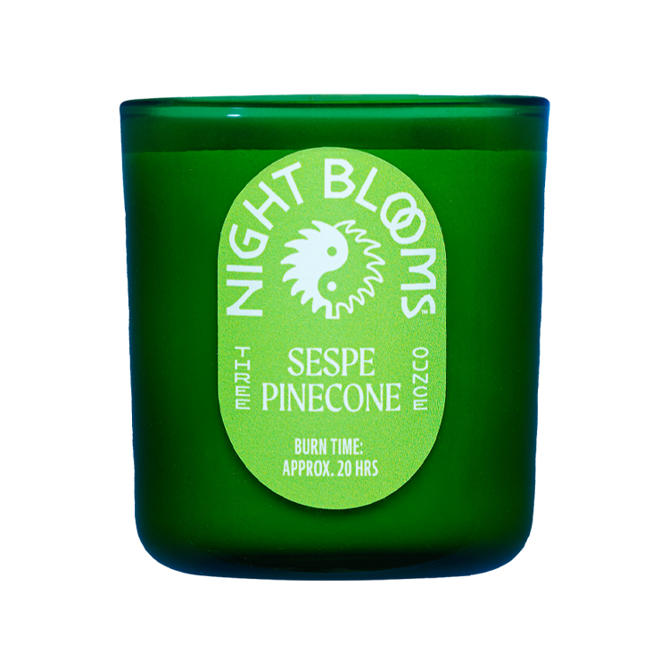 Night Blooms Sespe Pinecone Candle Mini