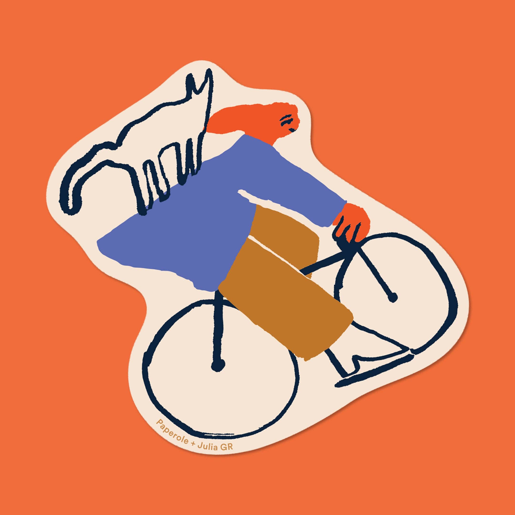 Bike Ride Vinyl Sticker