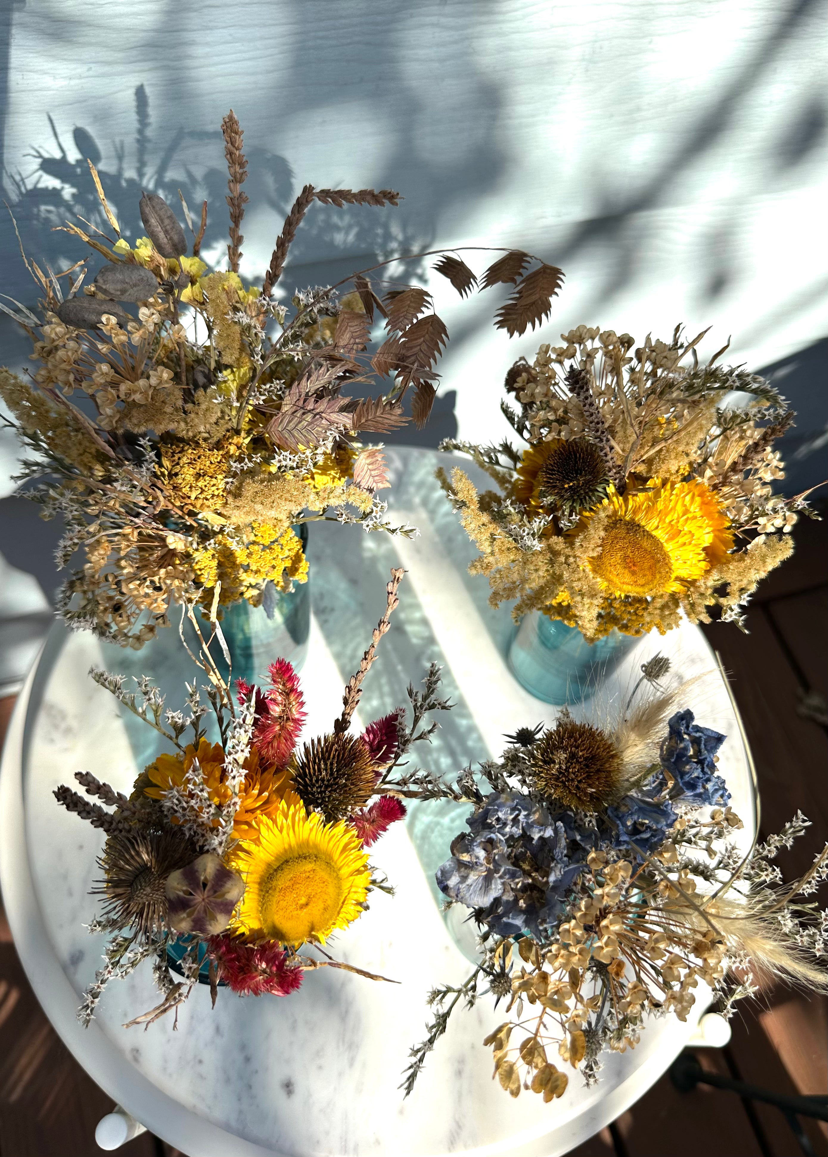 Dried Floral Mini Bouquet by District 2 Floral