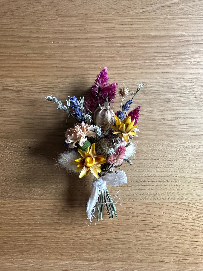 Dried Floral Mini Bouquet by District 2 Floral