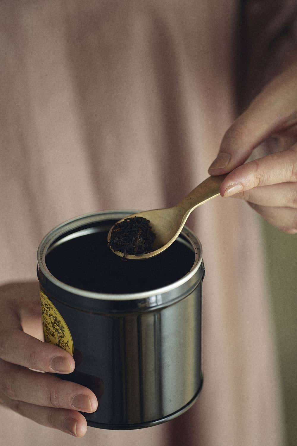 Fog Linen Brass Tea Caddy Spoon