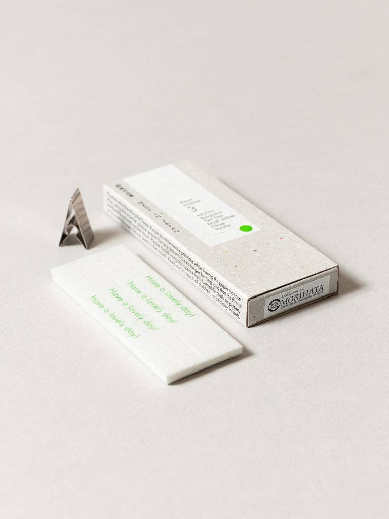 Ha Ko Washi Paper Incense Strips - #3 Deep Citrus