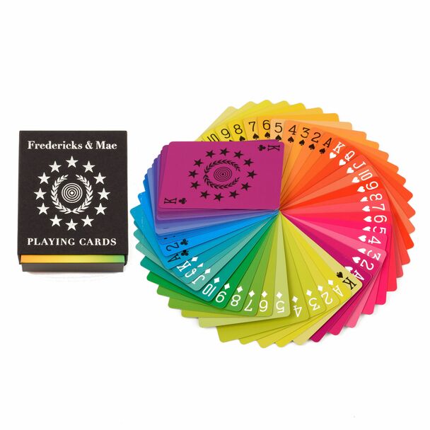 Fredericks & Mae Rainbow Deck of Playing Cards