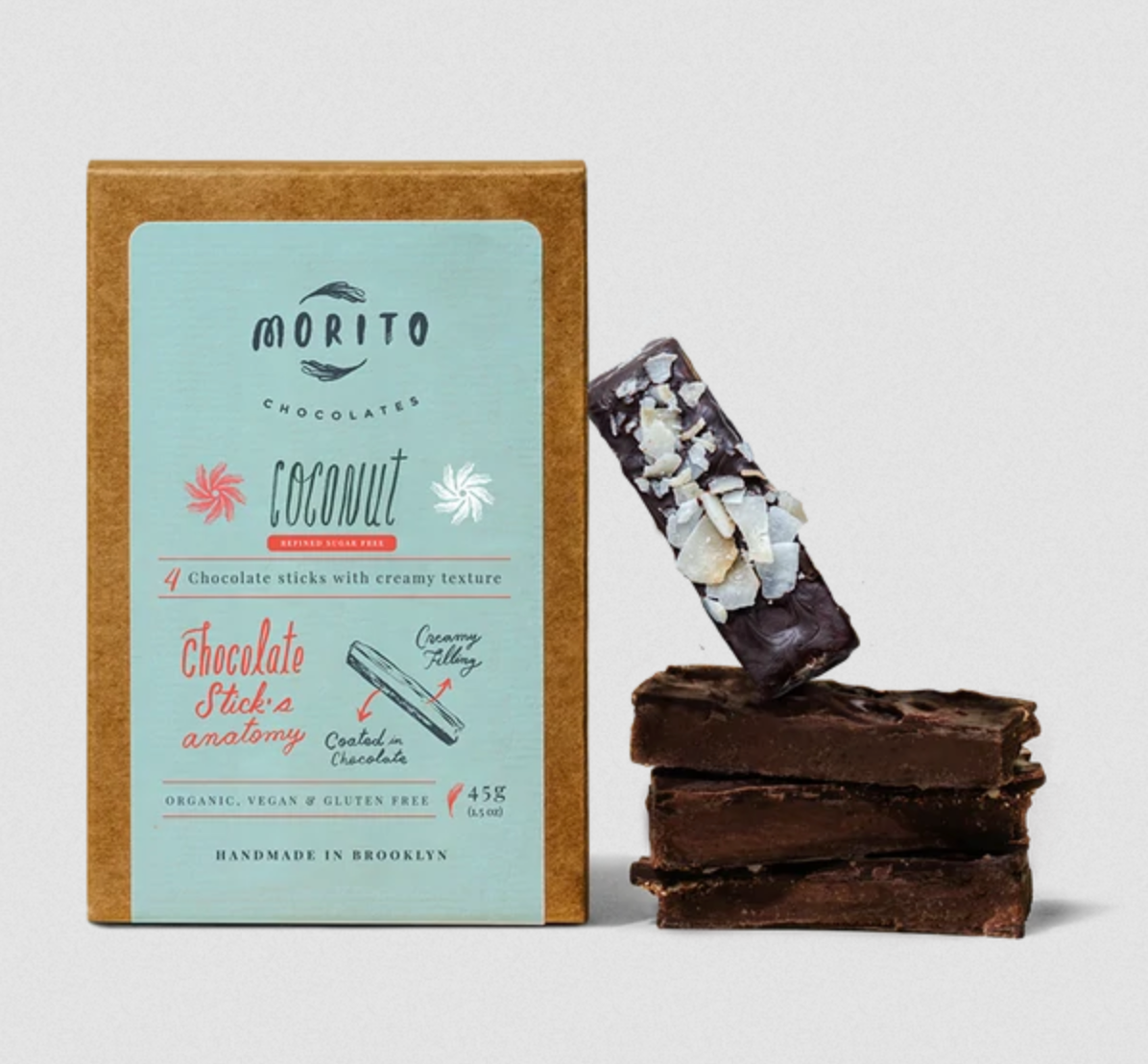 Morito Coconut Chocolate Sticks