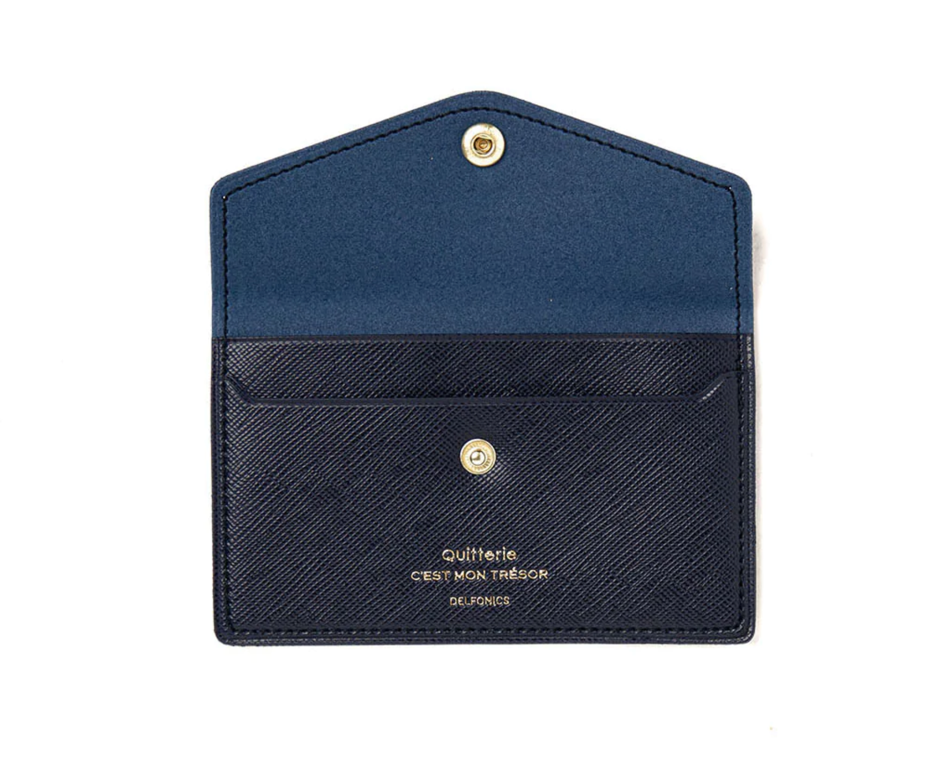 Delfonics Quitterie Snap Card Case – Navy