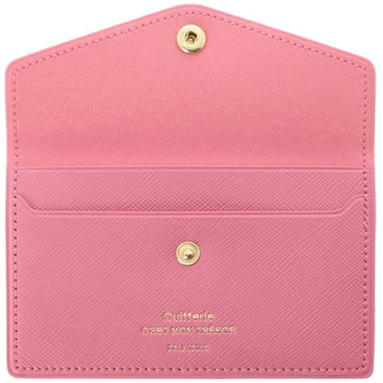 Delfonics Quitterie Snap Card Case – Pink