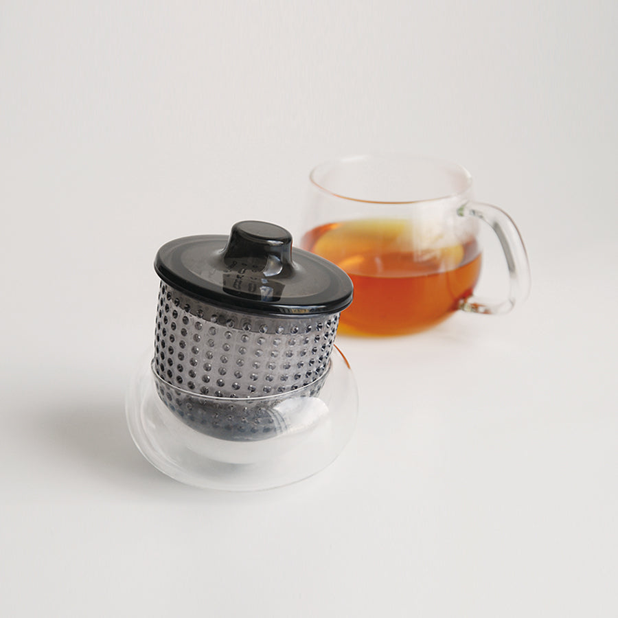 Kinto Unitea Glass Tea Mug – Grey