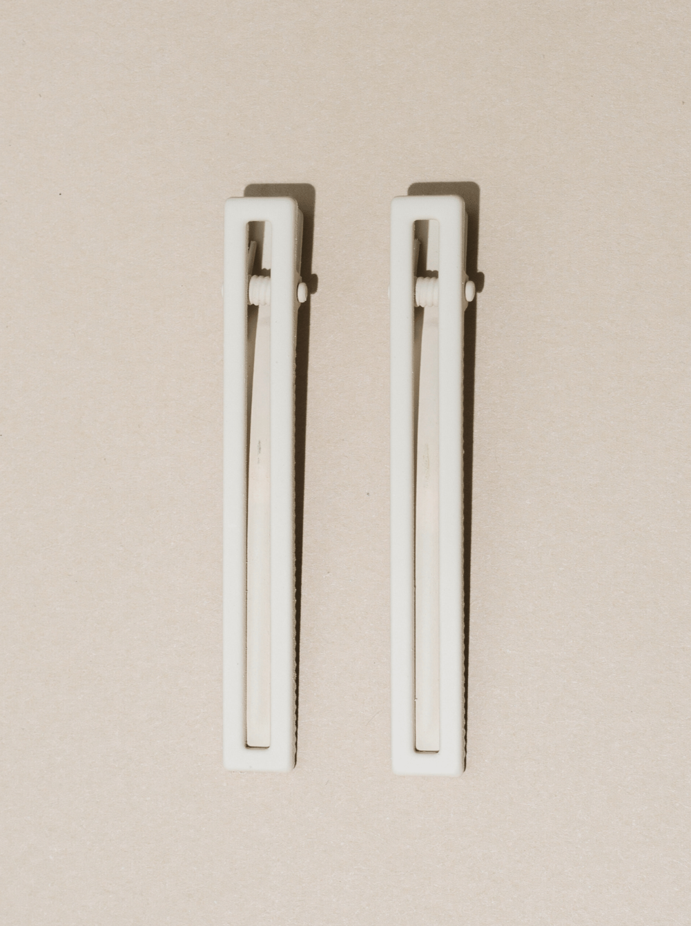 Nat & Noor Leia Hair Clips – Bone White