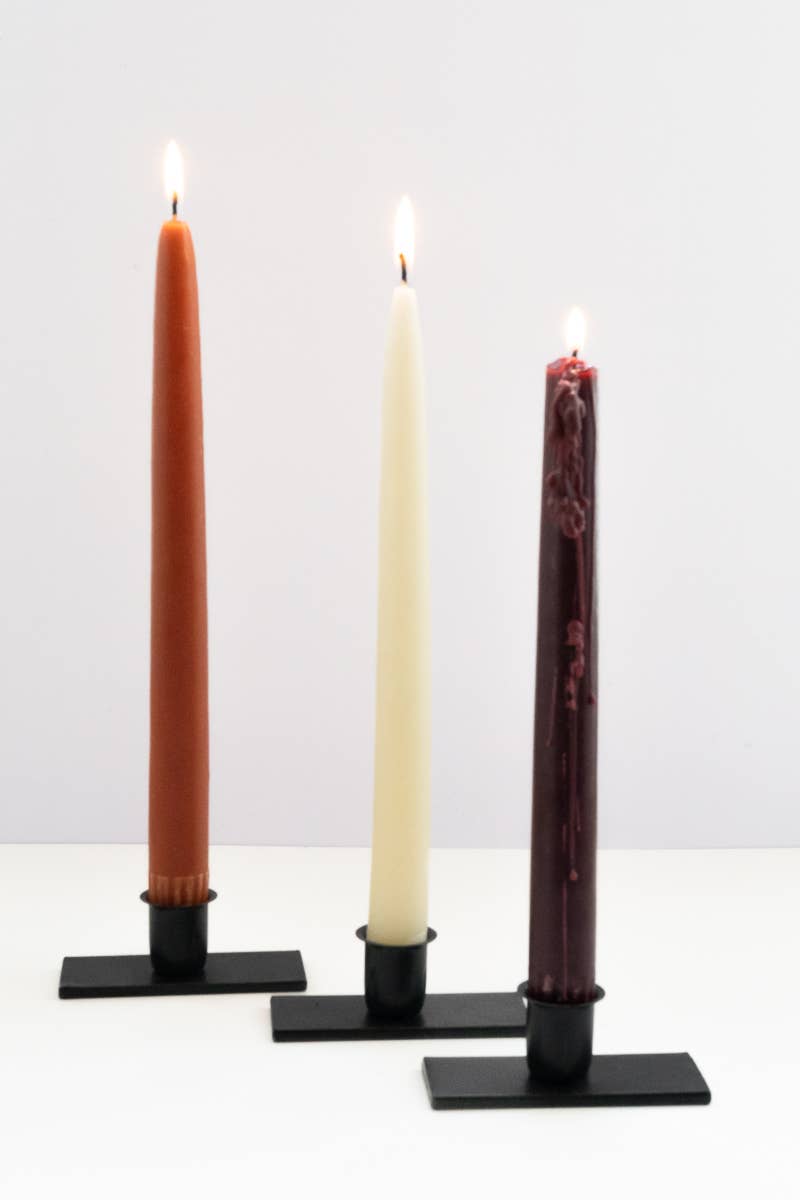 Iron Taper Candle Holders - Single